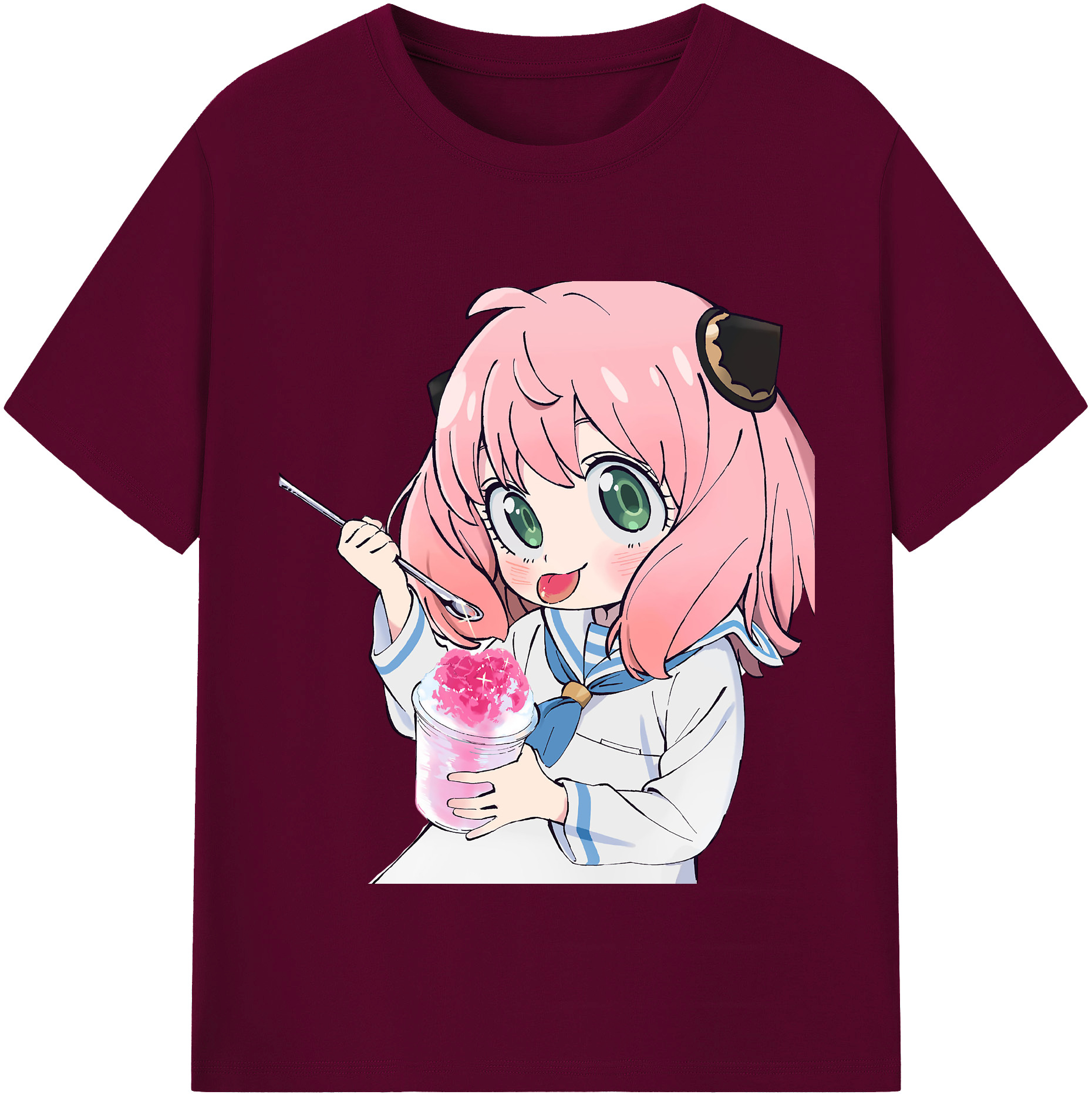 （画像用） SPY×FAMILY间谍家家酒 レディースカジュアルプリントTシャツ（綿100％）